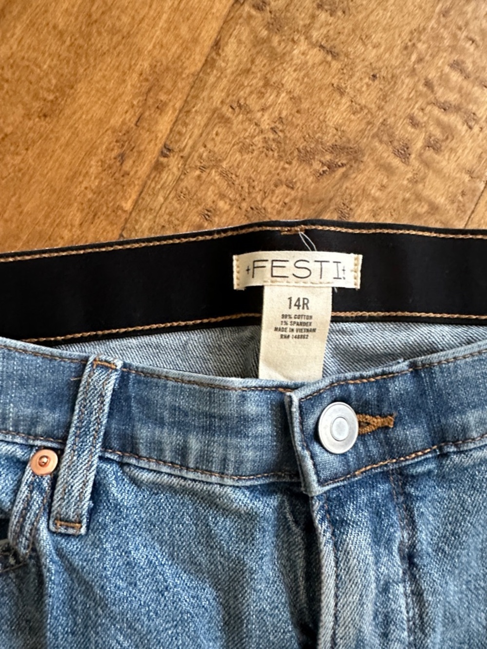 torrid Distressed Light Blue Flare Jeans - Picture 2 of 3